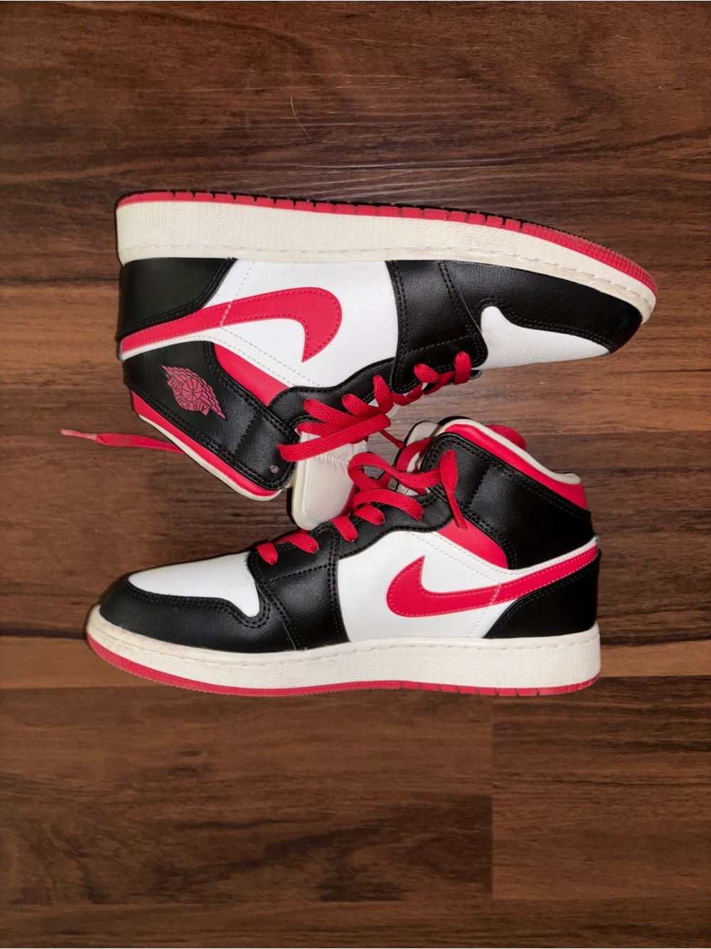 Nike Women’s Mid-Top Sneakers - Black White Red